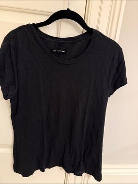 rag & bone Washed Black Short Sleeve Crew Tee